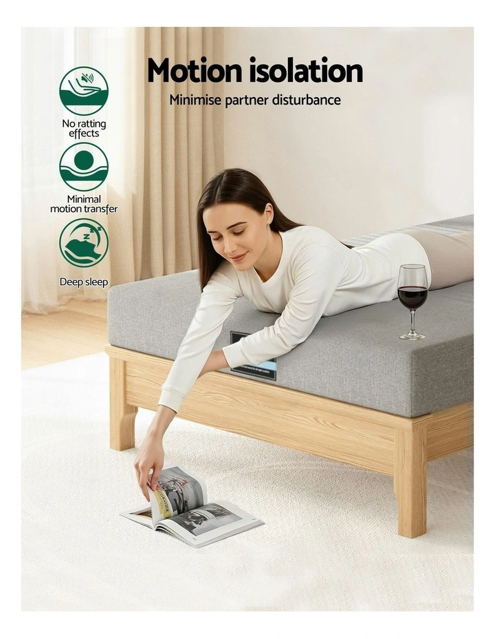Memory Foam Mattress Single 15cm in White image 7