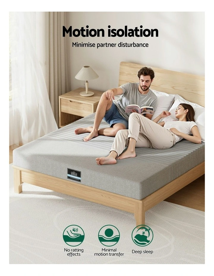 Memory Foam Mattress Queen 15cm in White image 7