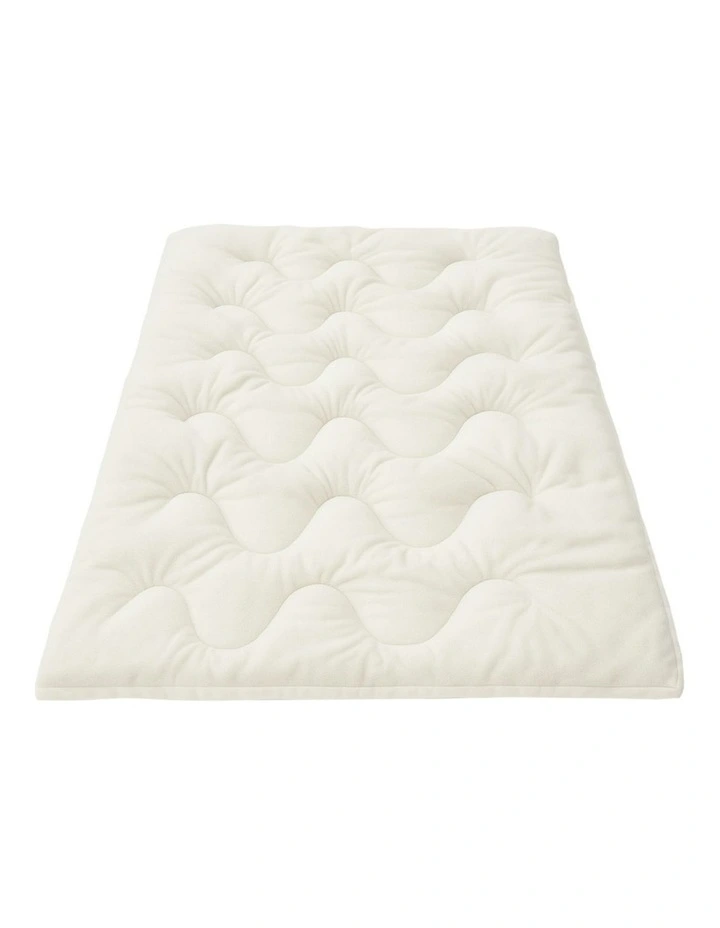 Mattress Pillowtop toppers Single 5cm in Blue image 2