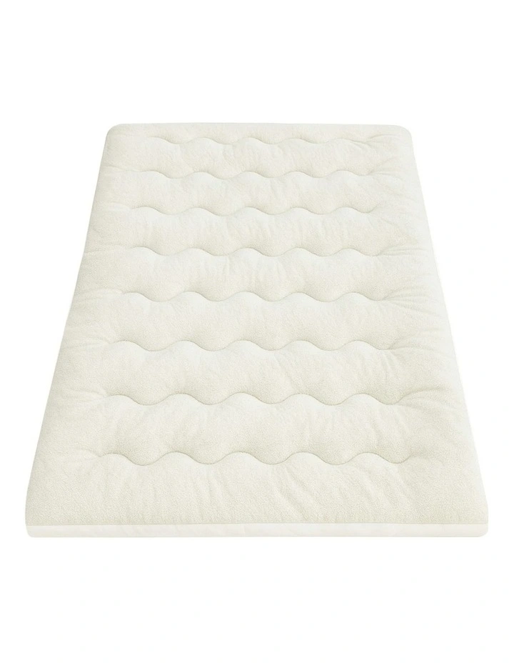Double-Sided King Single Pillowtop Topper 5cm in Blue image 2