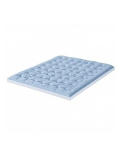 Mattress Pillowtop Toppers Double 5cm in Blue