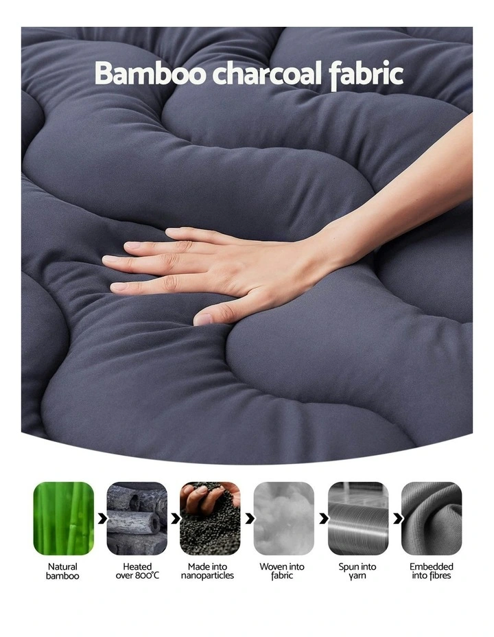 Mattress Pillowtop Toppers King 5cm in Blue image 5