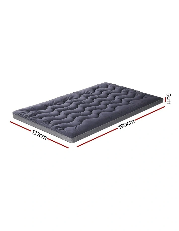 Mattress Pillowtop Toppers Double 5cm in Blue image 4