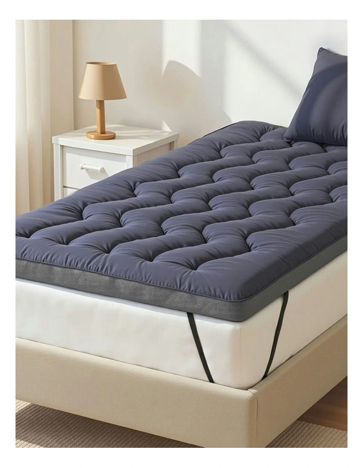Mattress Pillowtop Toppers King Single 5cm in Blue image 3
