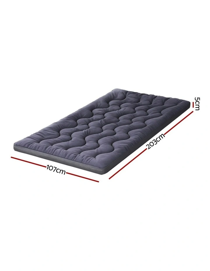 Mattress Pillowtop Toppers King Single 5cm in Blue image 4