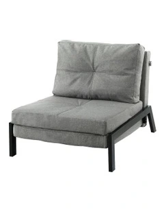 Convertible Couch Recliner Lounge Chair Sofa Bed in Grey