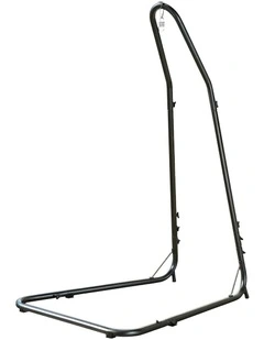 Heavy Duty Steel Frame Hammock Chair Stand in Black