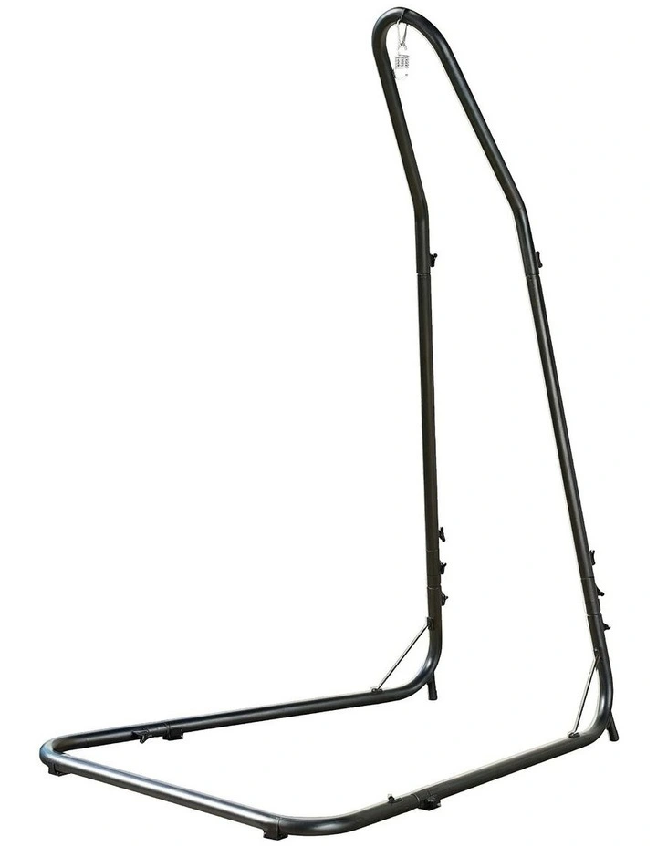 Heavy Duty Steel Frame Hammock Chair Stand in Black image 1