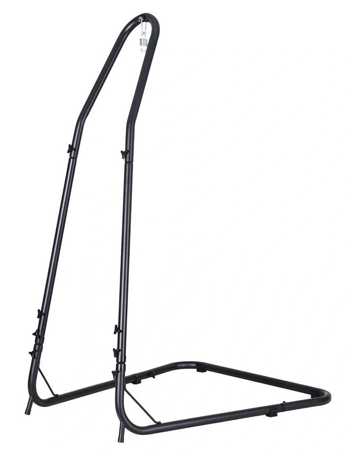 Heavy Duty Steel Frame Hammock Chair Stand in Black image 2