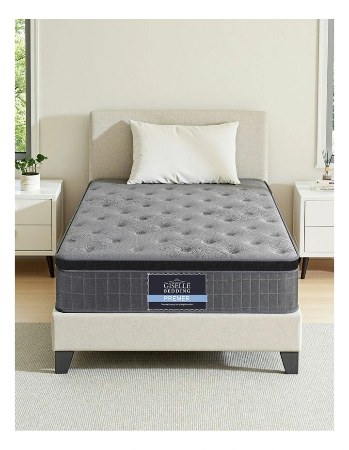 King Single Latex Foam Mattresses 26cm in Grey image 3