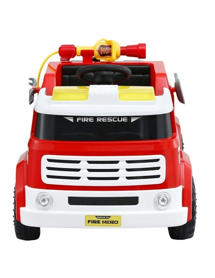 Ride On Car Electric Fire Engine Fighting Truck with Water Gun Music image 2