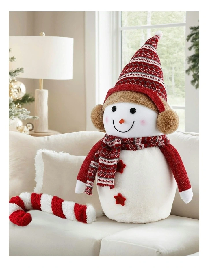 Christmas Snowman Handicraft Ornaments 60cm in Multi image 3