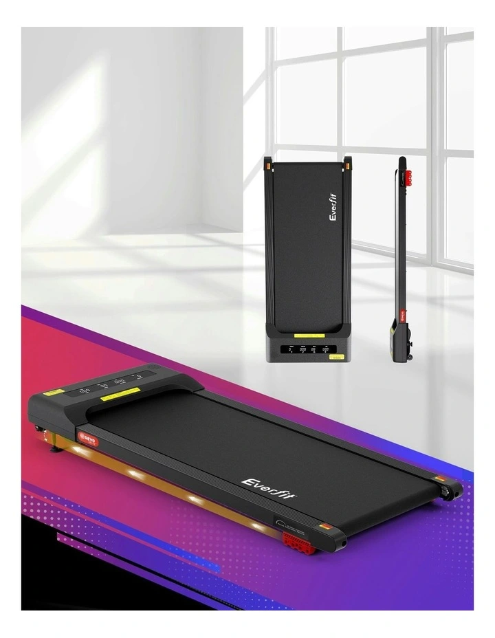 Electric Walking Pad Treadmill 380mm in Black image 3