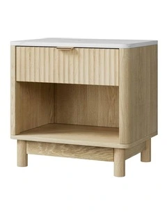 1 Drawer Bedside Table in Pine