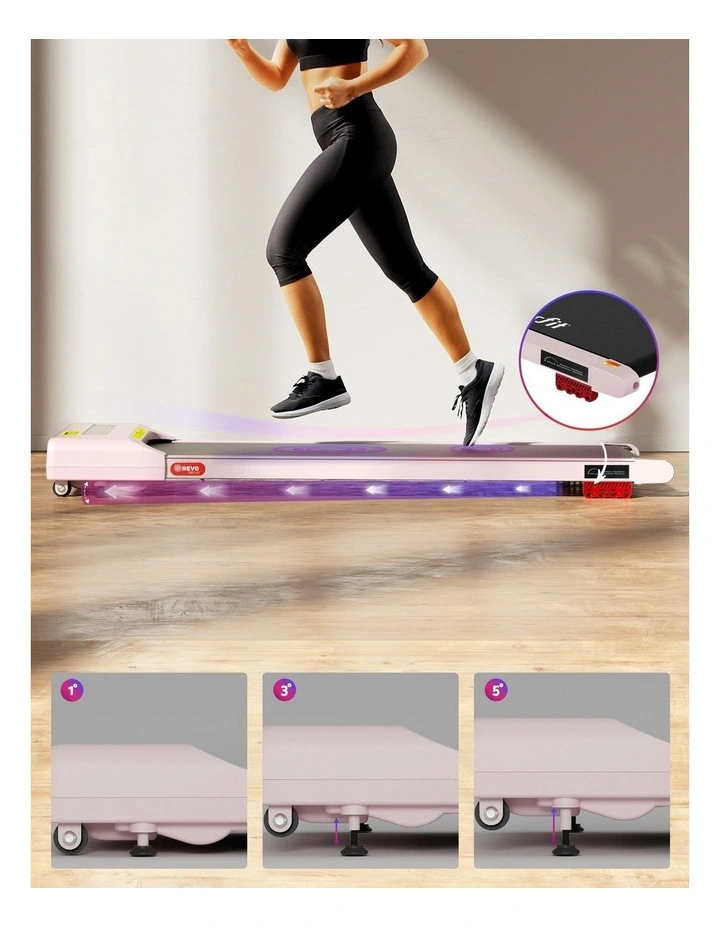 Electric Walking Pad 380mm in Pink image 7
