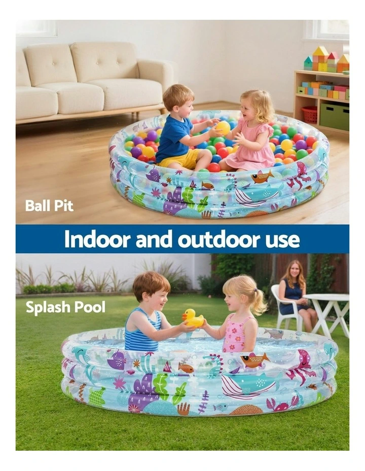 Inflatable Kids Pool 152x30cm image 7