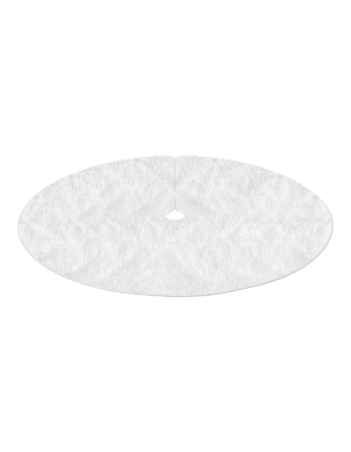 Christmas Tree Skirt 120cm in White image 2