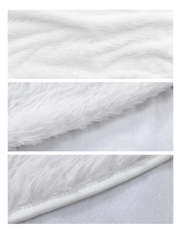 Christmas Tree Skirt 90cm in White image 7