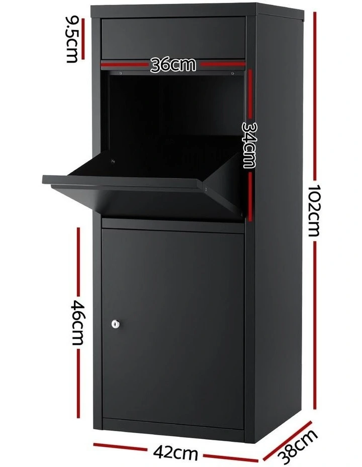 Parcel Drop Box in Black image 4