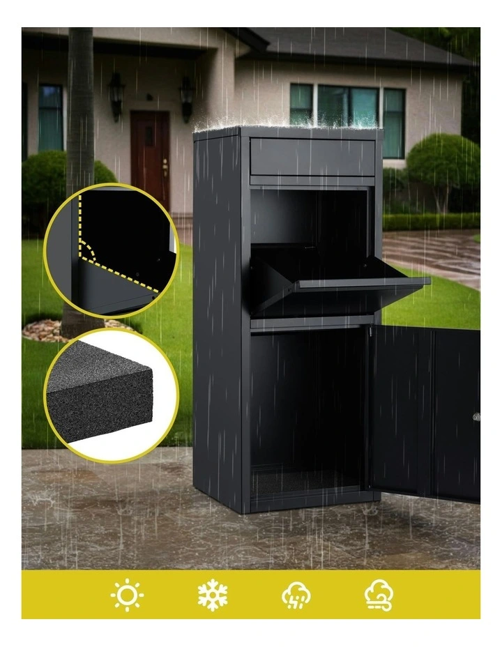 Parcel Drop Box in Black image 7