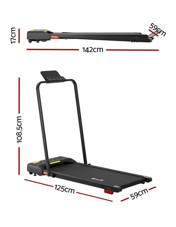 Electric Walking Pad 380mm in Black image 4