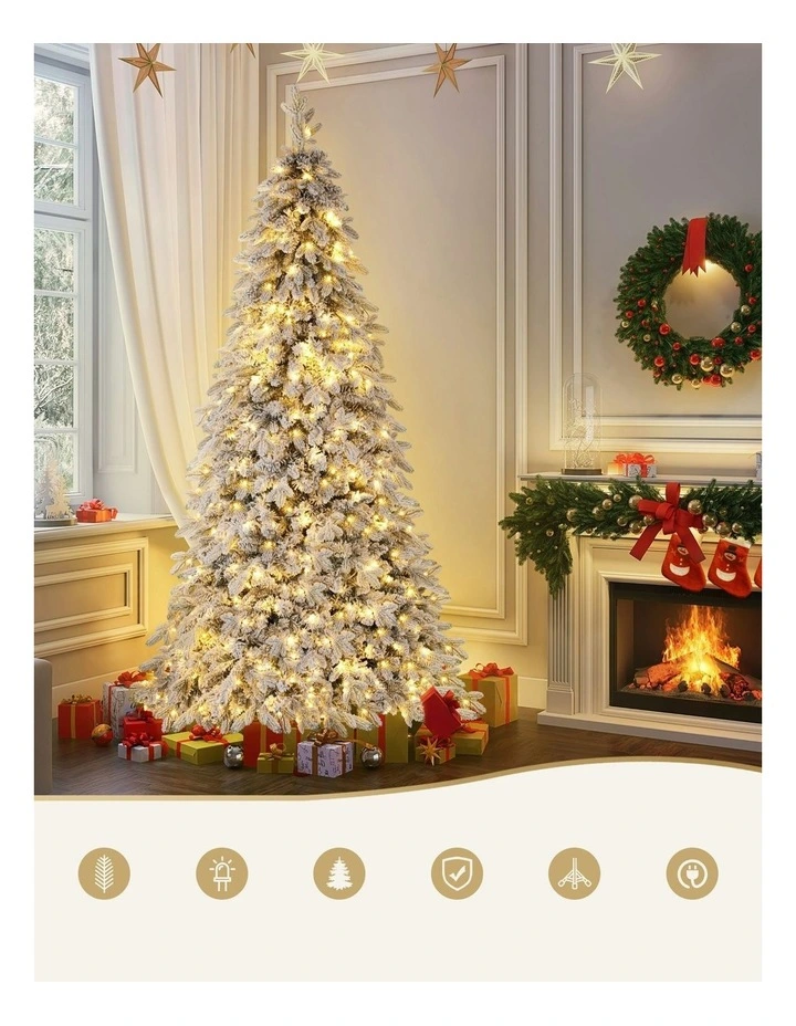 LED Xmas 860 Tips Christmas Tree 2.1m in White image 5