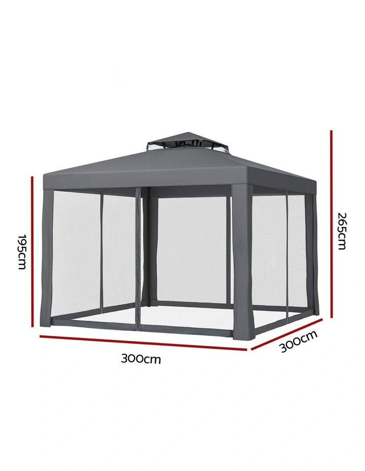 Marquee 3m Gazebo in Grey image 4