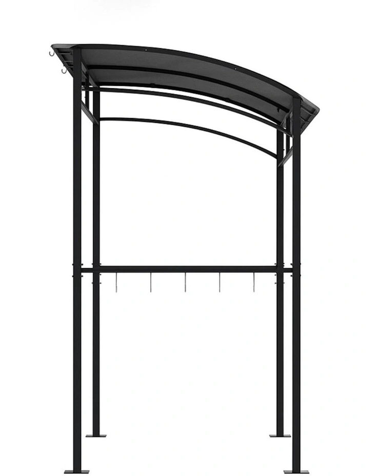 Gazebo Outdoor BBQ Grill in Grey image 2