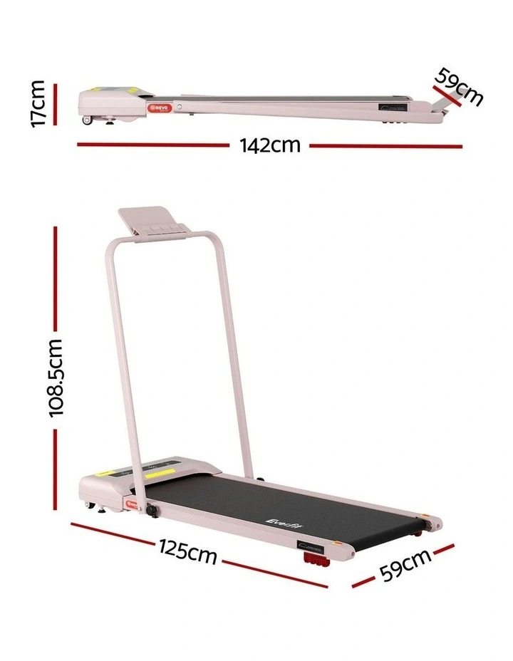 Electric Walking Pad 380mm in Pink image 4