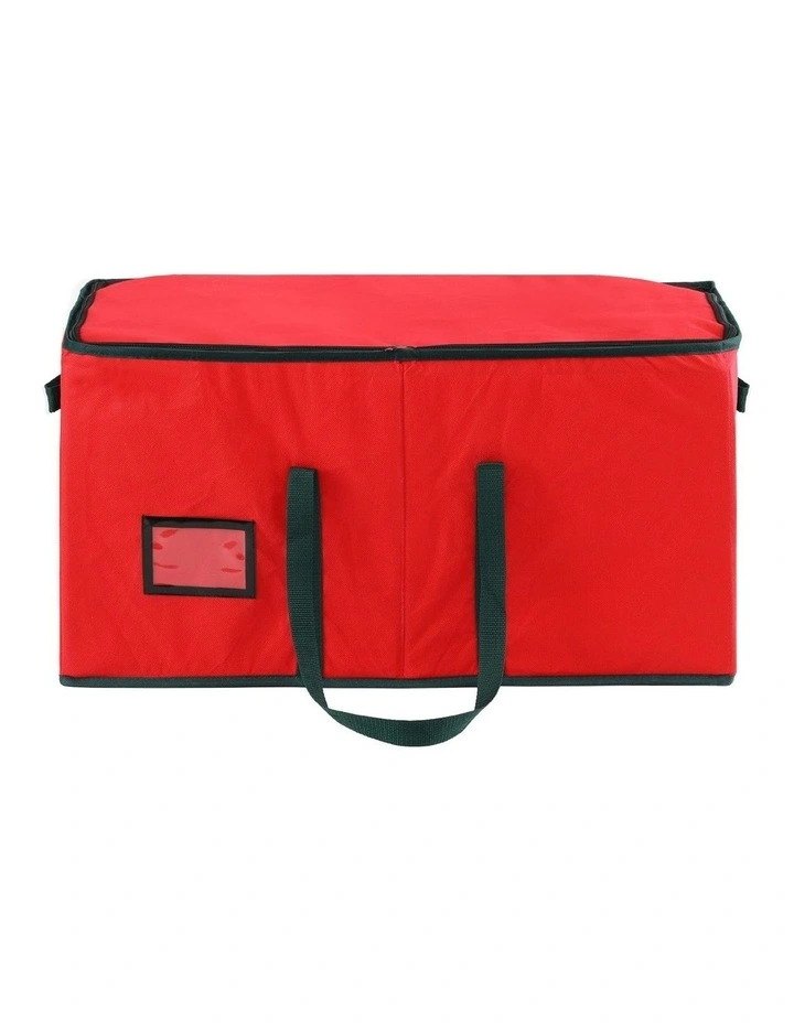 Christmas Baubles Storage Box 128 Slots in Red image 2