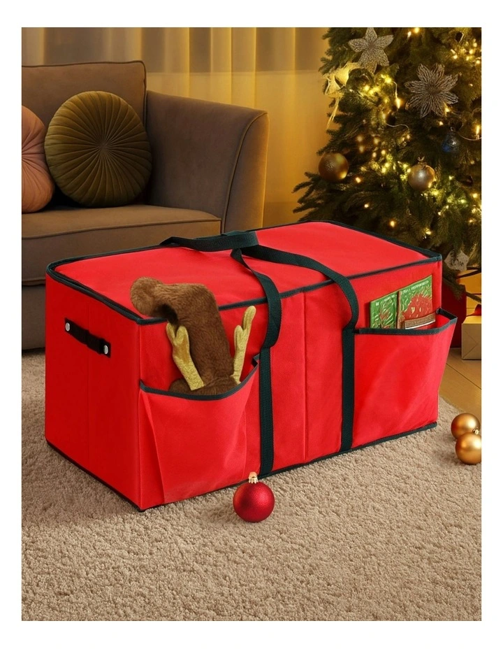 Christmas Baubles Storage Box 128 Slots in Red image 7