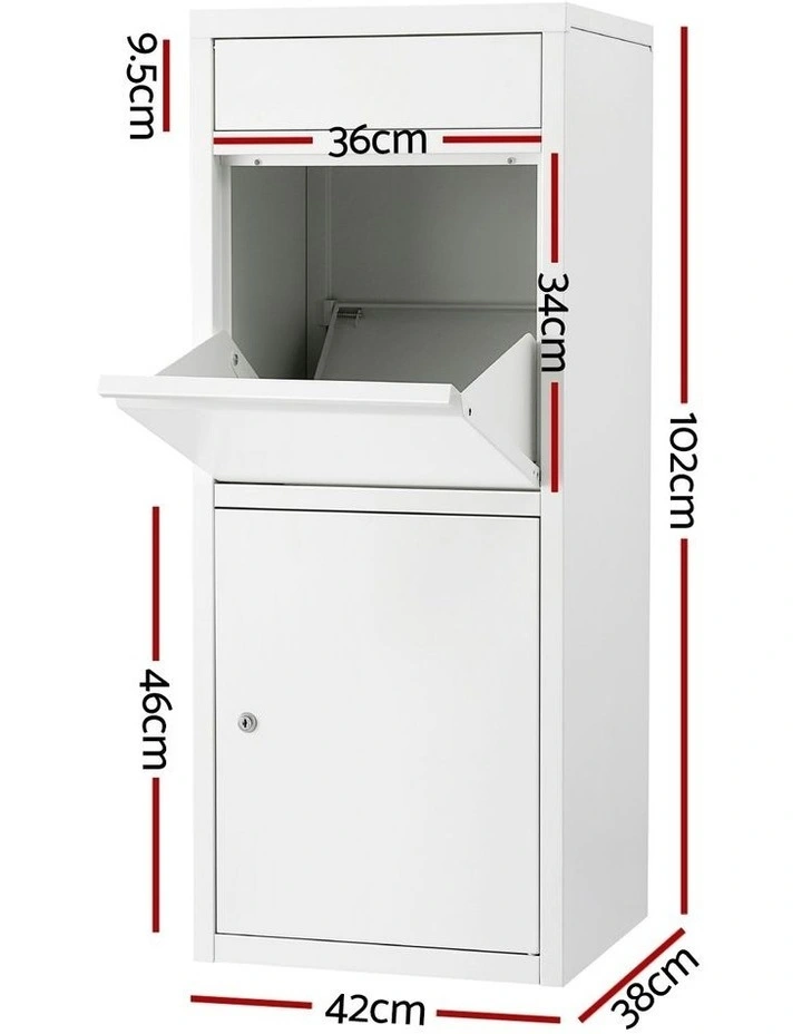 Parcel Drop Box in White image 4