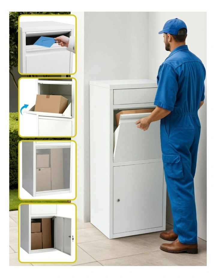 Parcel Drop Box in White image 5