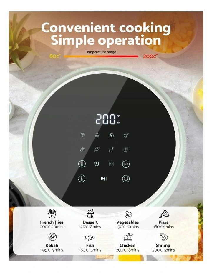 Touch Control Air Fryer 1700W 5L image 6