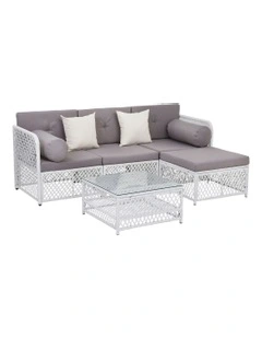 Outdoor Sofa Set 5 Pieces in Multi