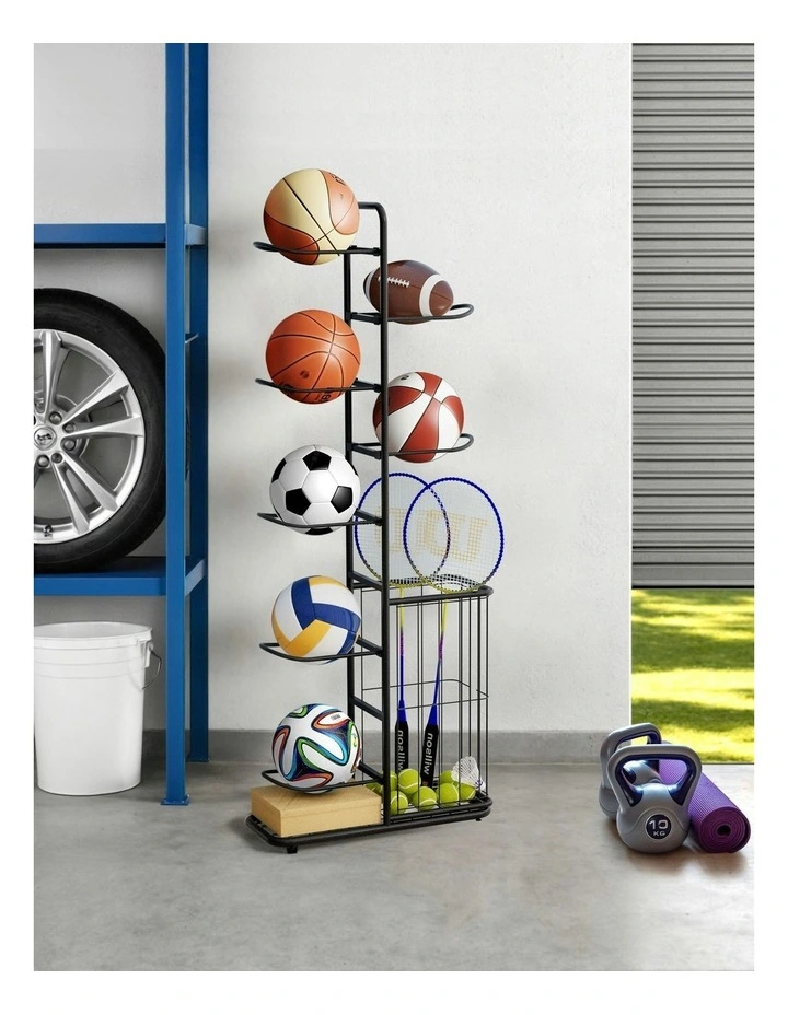 Ball Storage Rack in Black image 3