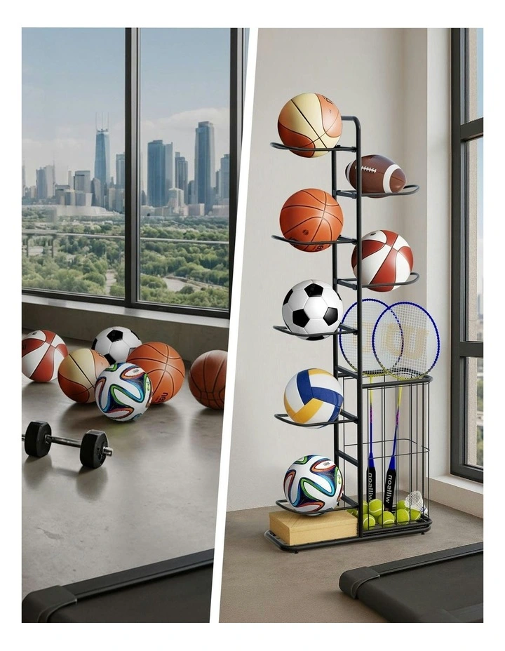 Ball Storage Rack in Black image 5