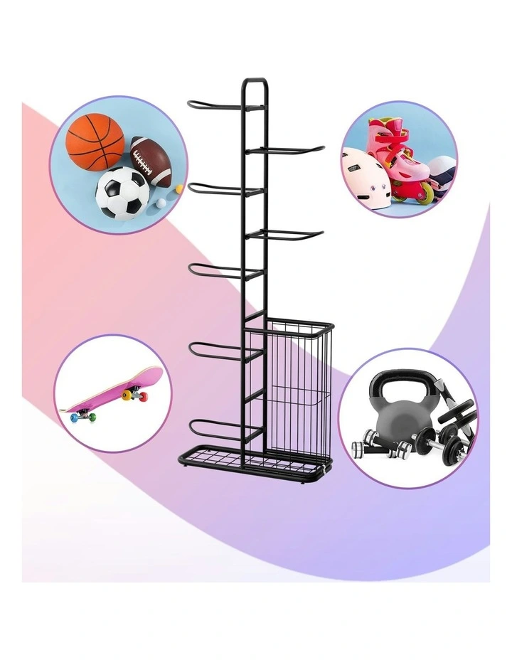 Ball Storage Rack in Black image 6