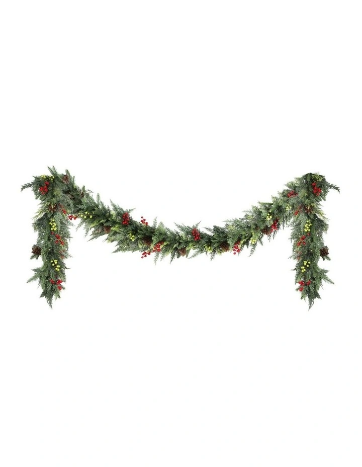 Christmas Garland 3M in Green image 1