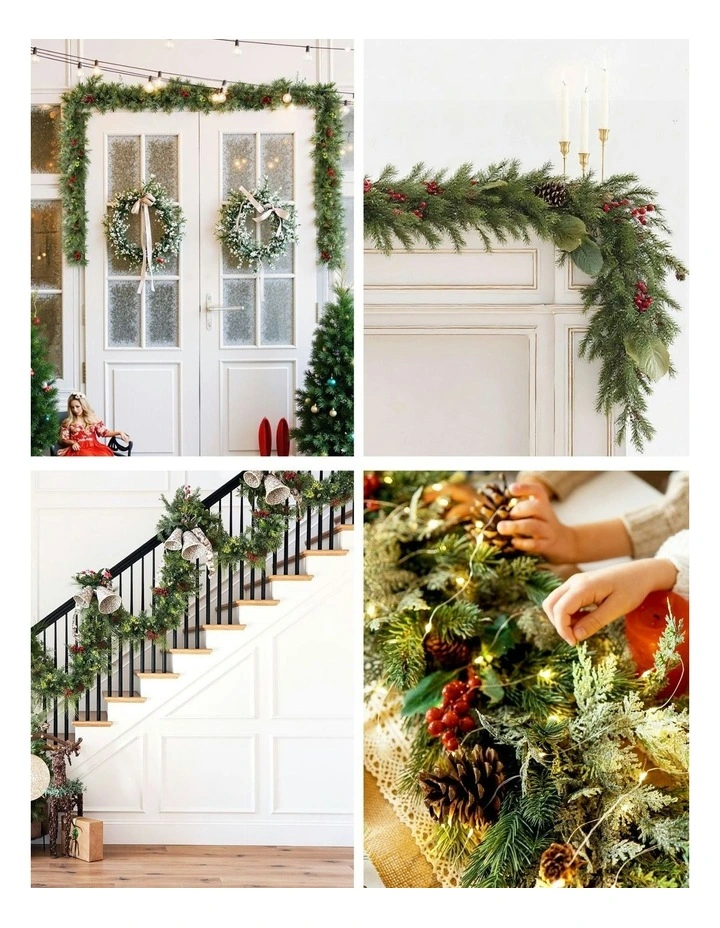 Christmas Garland 3M in Green image 6