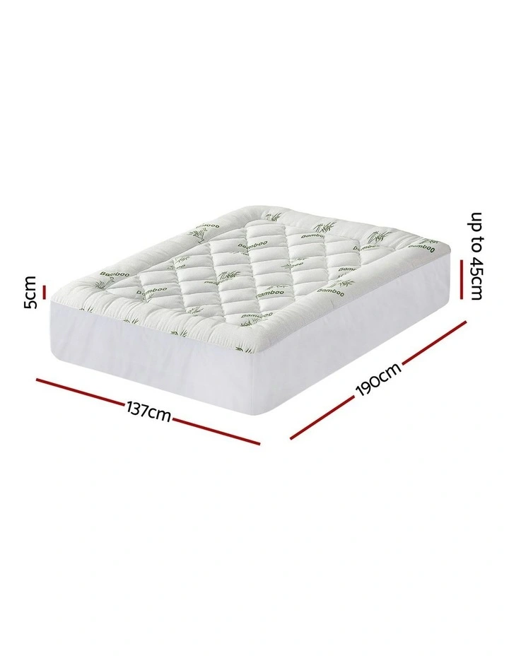 Pillowtop Toppers 5cm in White image 4
