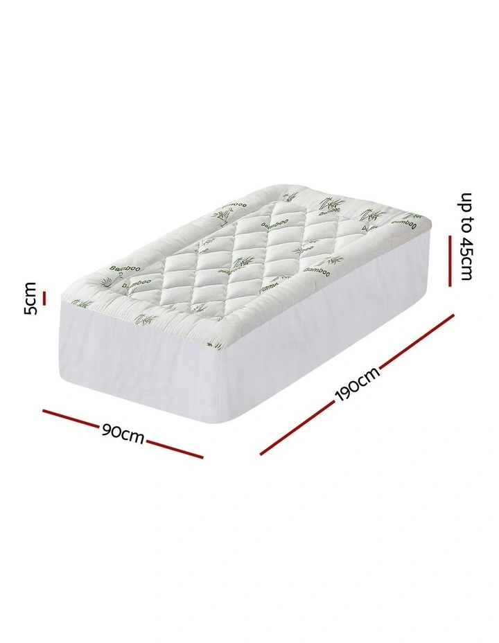 Mattress Topper 5cm in White image 4
