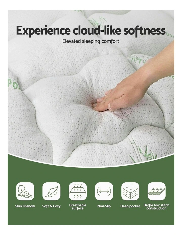 Mattress Topper 5cm in White image 6