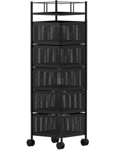 Storage Trolley in Black