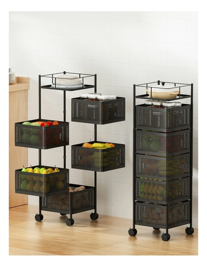 Storage Trolley in Black image 3