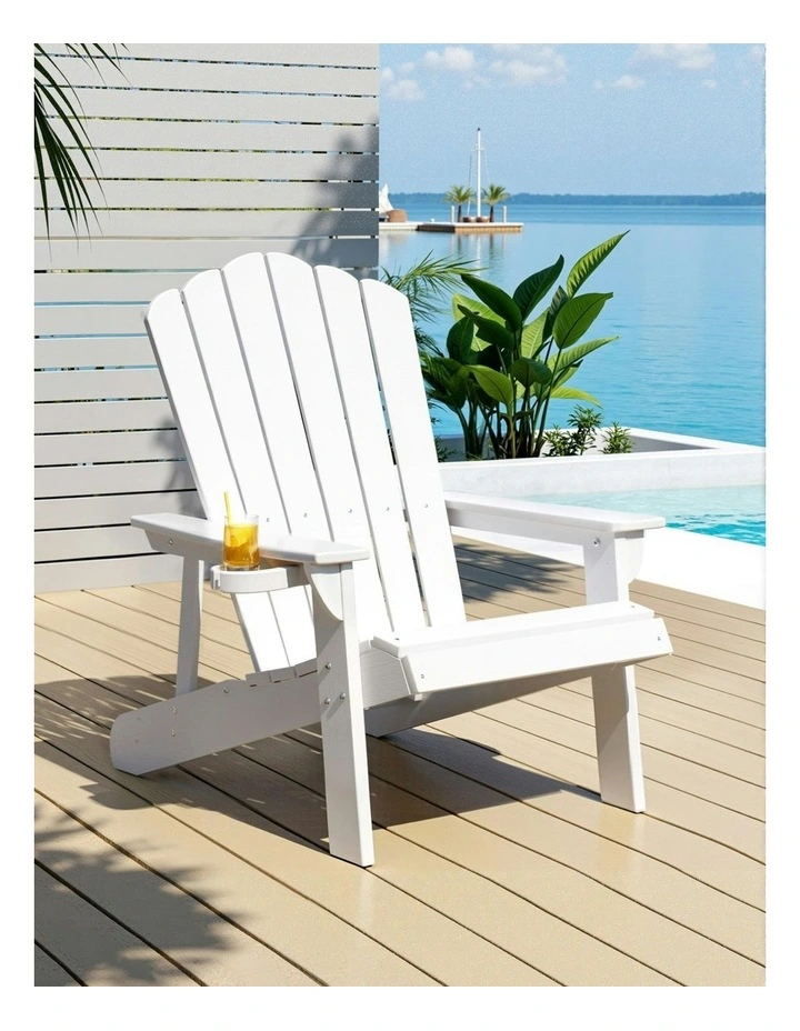 Adirondack Chairs in White image 3
