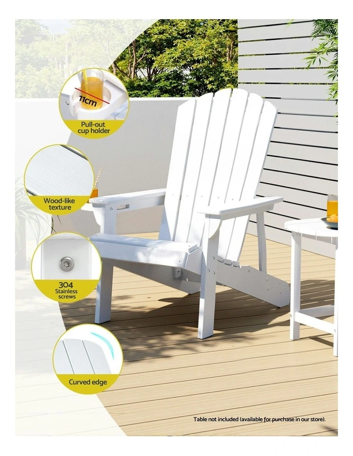 Adirondack Chairs in White image 6