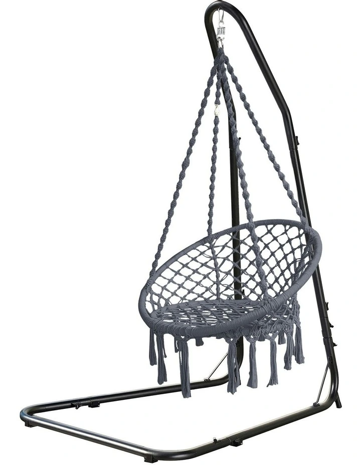 Hammock Chair Set in Black image 2
