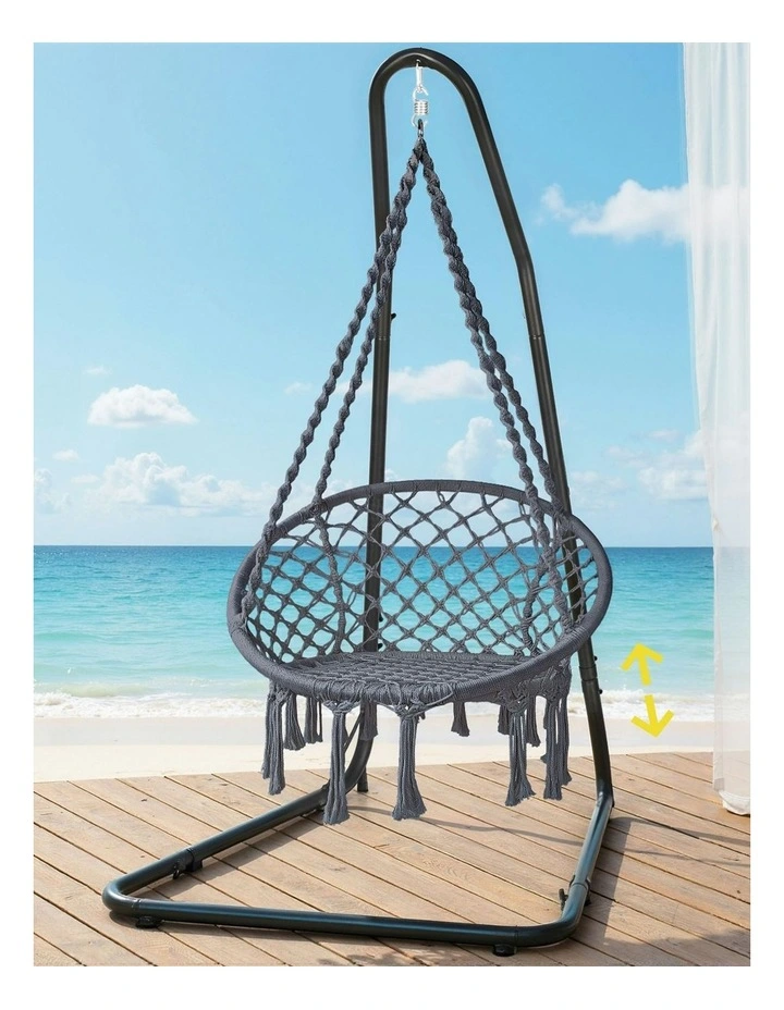 Hammock Chair Set in Black image 3