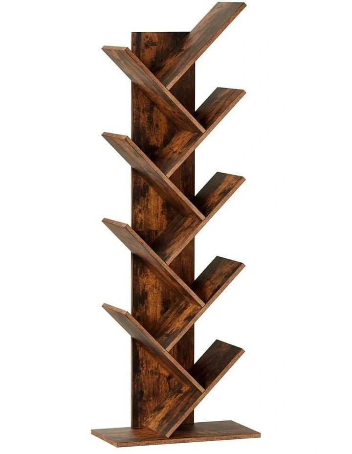 Tree Bookshelf 9 Tiers in Walnut image 1